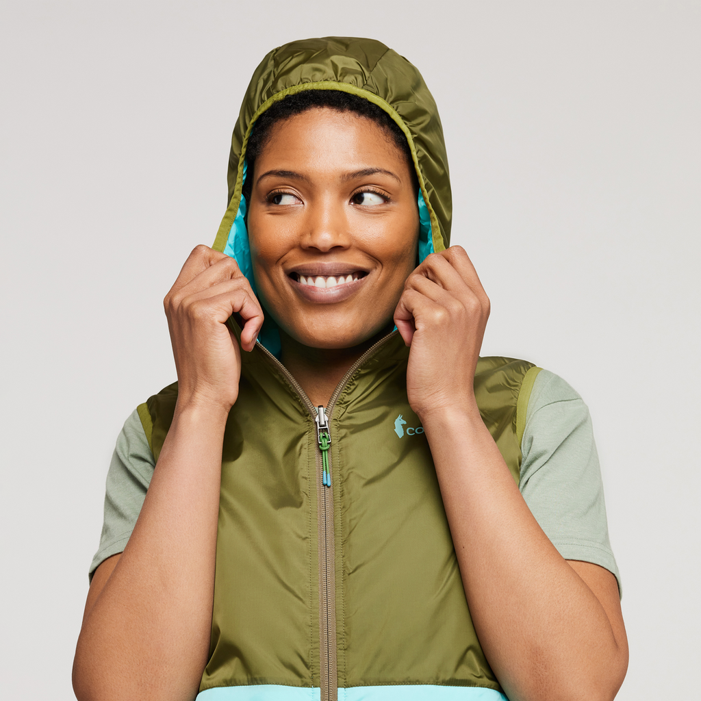 Teca Cálido Reversible Hooded Vest - Women's